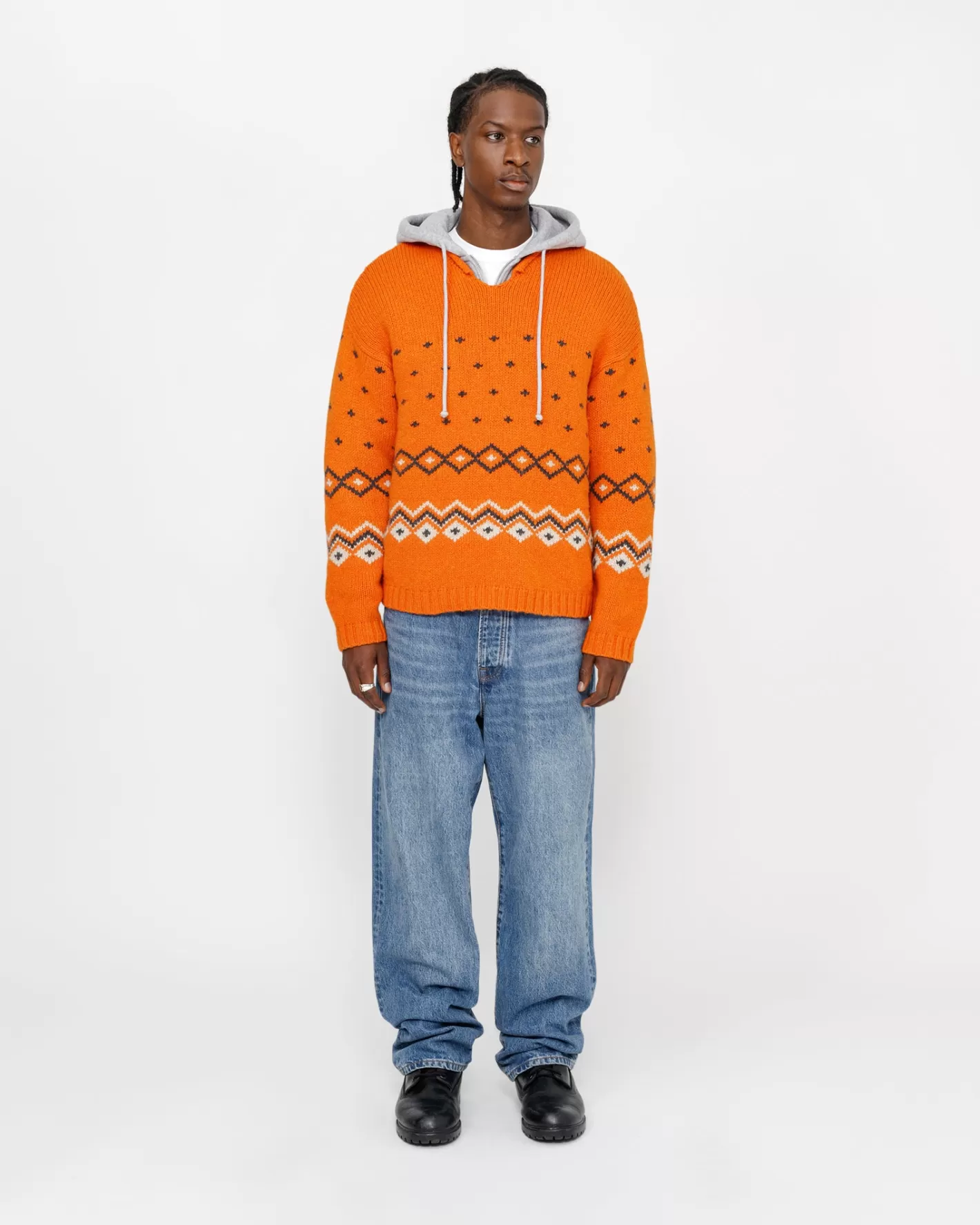 ROLL NECK FAIRISLE SWEATER>Stüssy Fashion