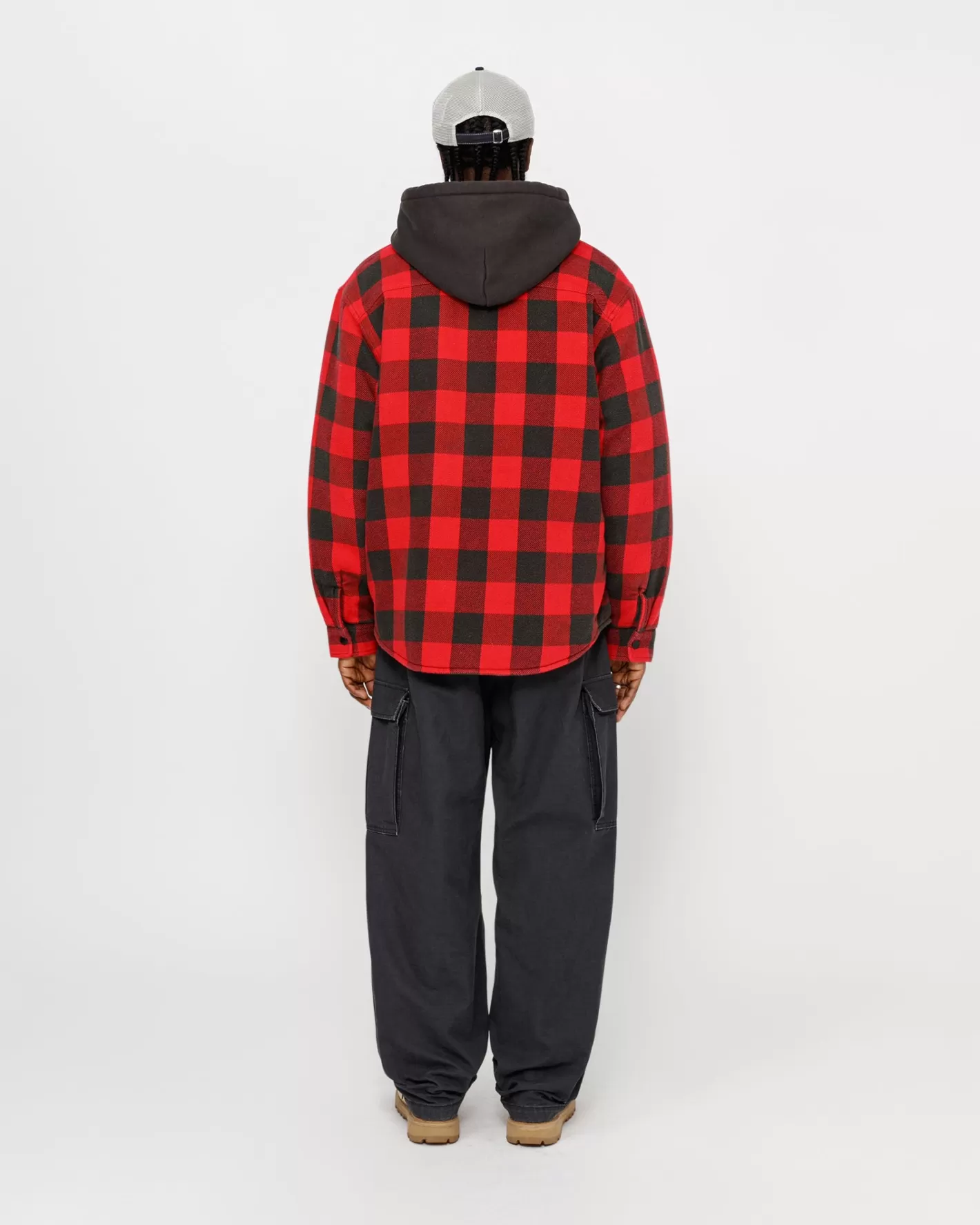 SHERPA LINED BUFFALO PLAID SHIRT>Stüssy Best Sale