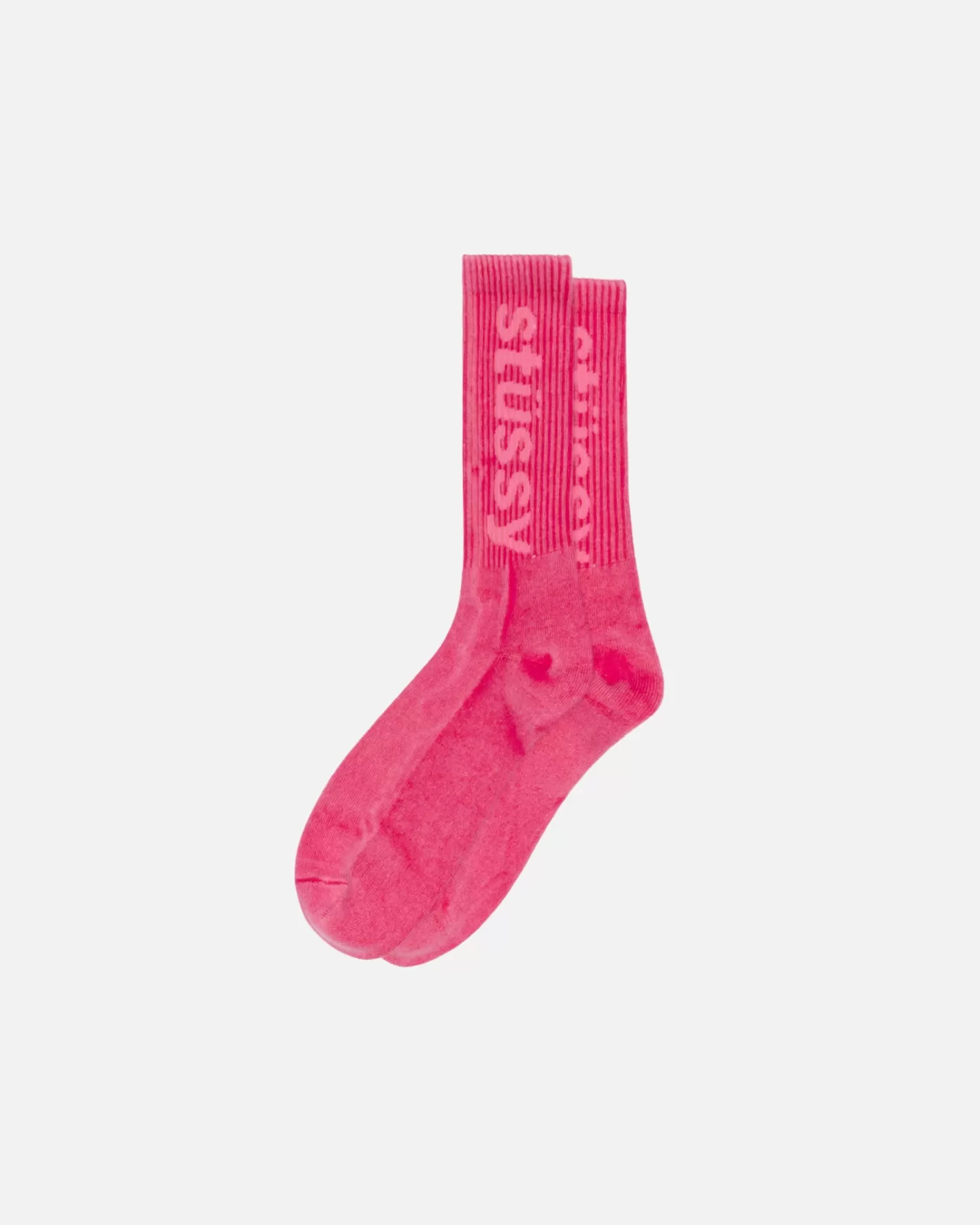 WASHED HELVETICA CREW SOCK>Stüssy Sale